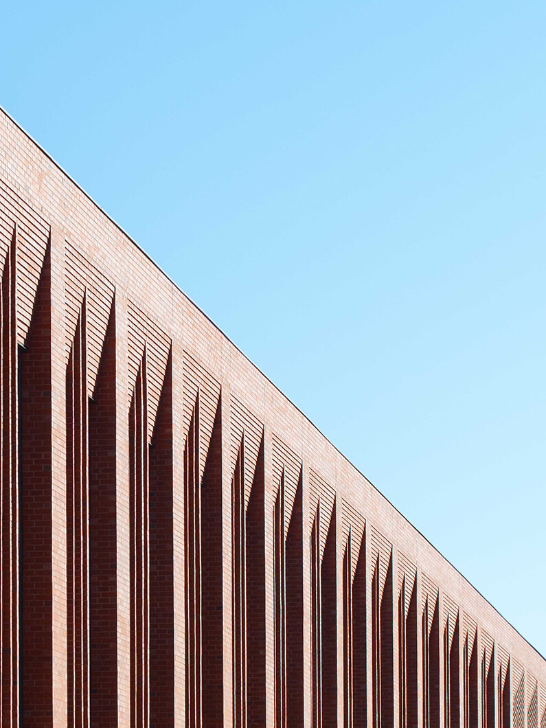 Repetitive brick detailing