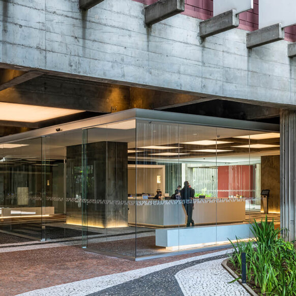 Retrofit térreo Condomínio São Luiz Perkins&Will