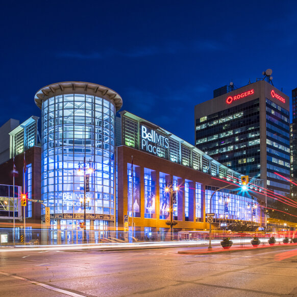 exterior of bell mts place