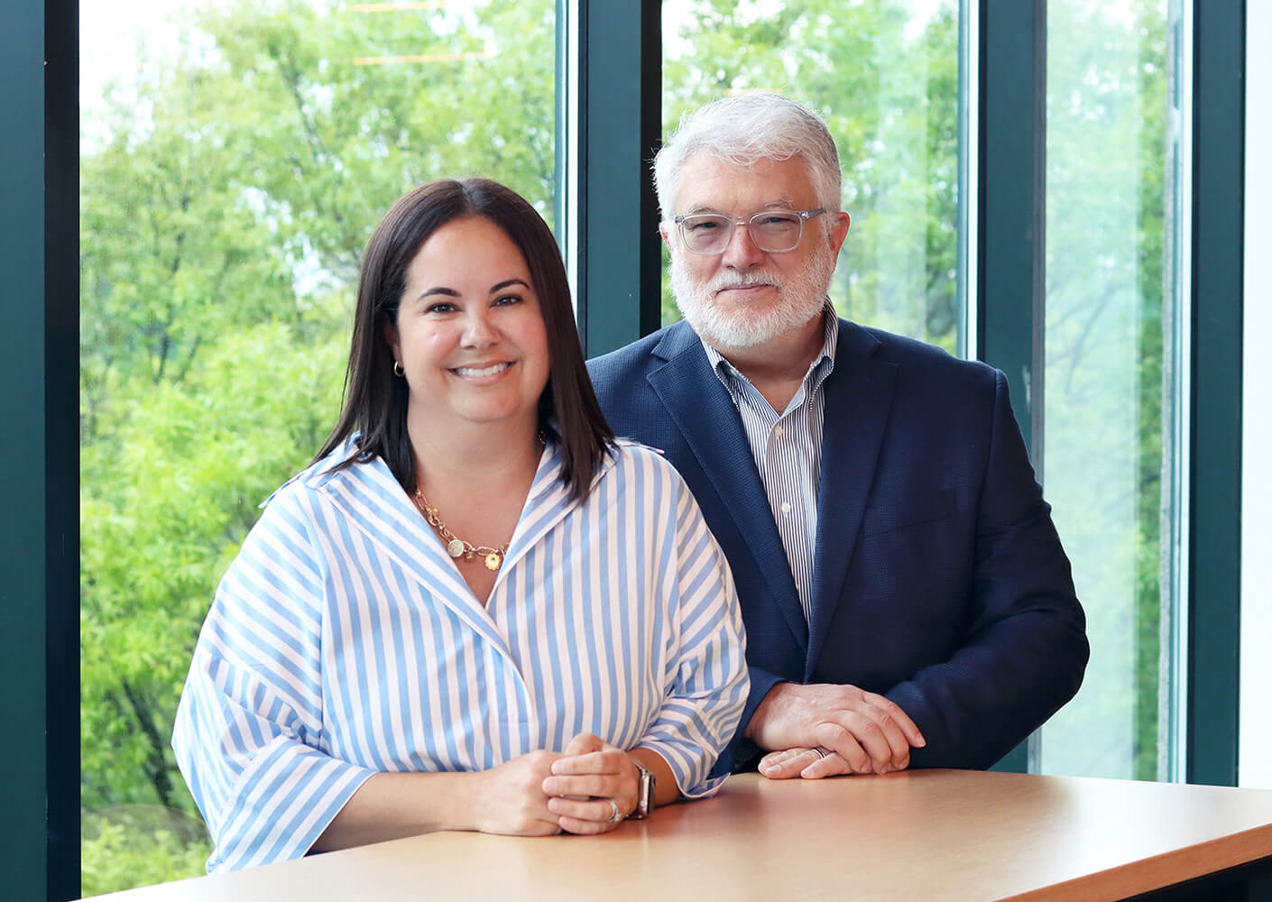 headshot of joelle and brodie together