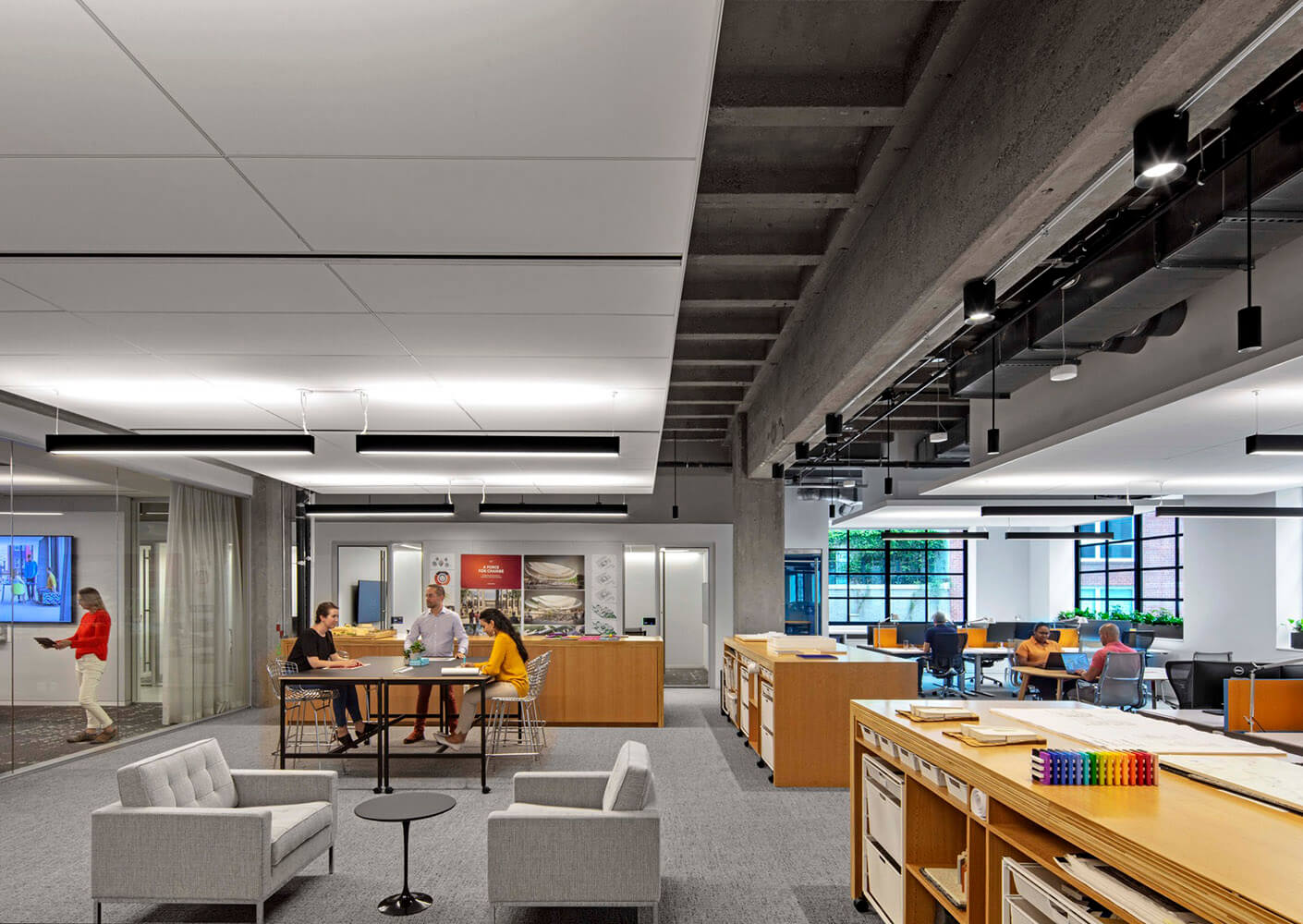 a different angle of the studio space