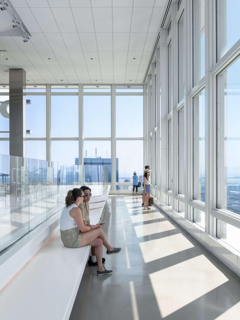 View Boston Inside Observation Space